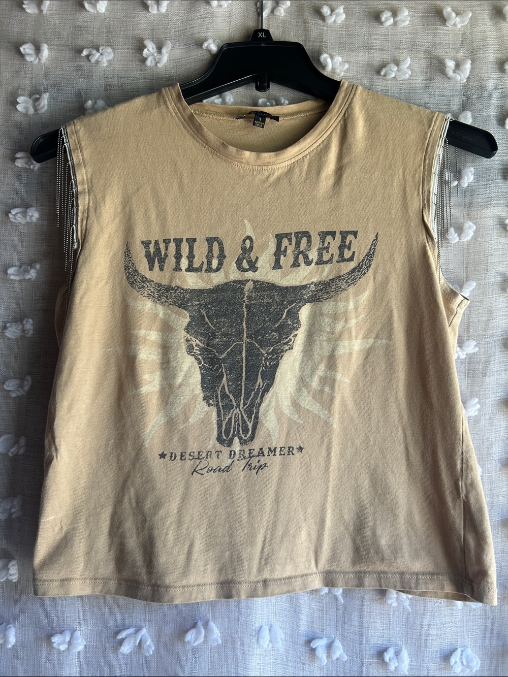 Wild & Free Desert Dreamer Beige Tank Top